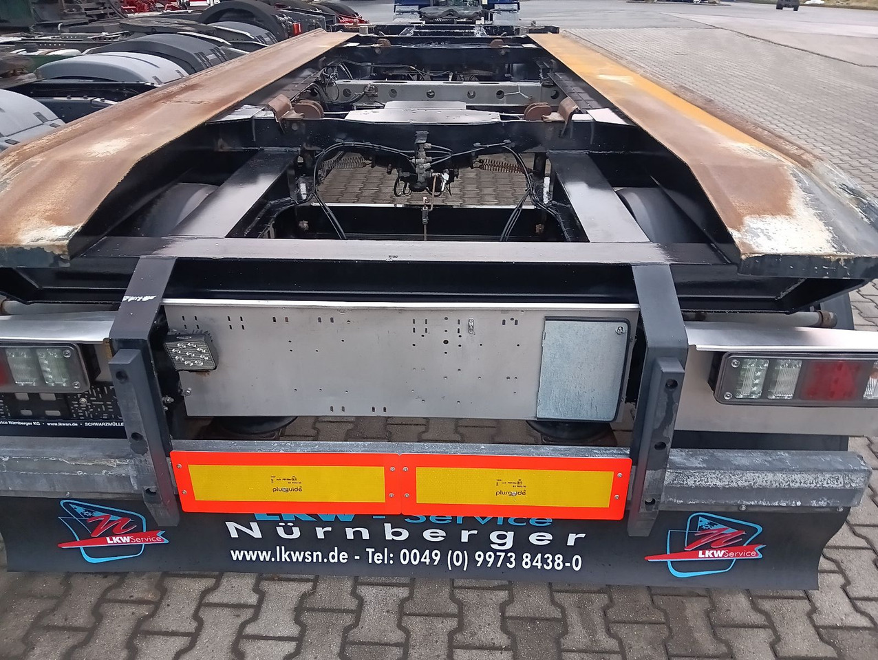 Abrollanhänger/ Absetzanhänger Hüffermann HAR1870 SAF lichtbogenverzinkt4xReifen,BremseNEU: das Bild 18 Abrollanhänger/ Absetzanhänger Hüffermann HAR1870 SAF lichtbogenverzinkt4xReifen,BremseNEU: das Bild 18