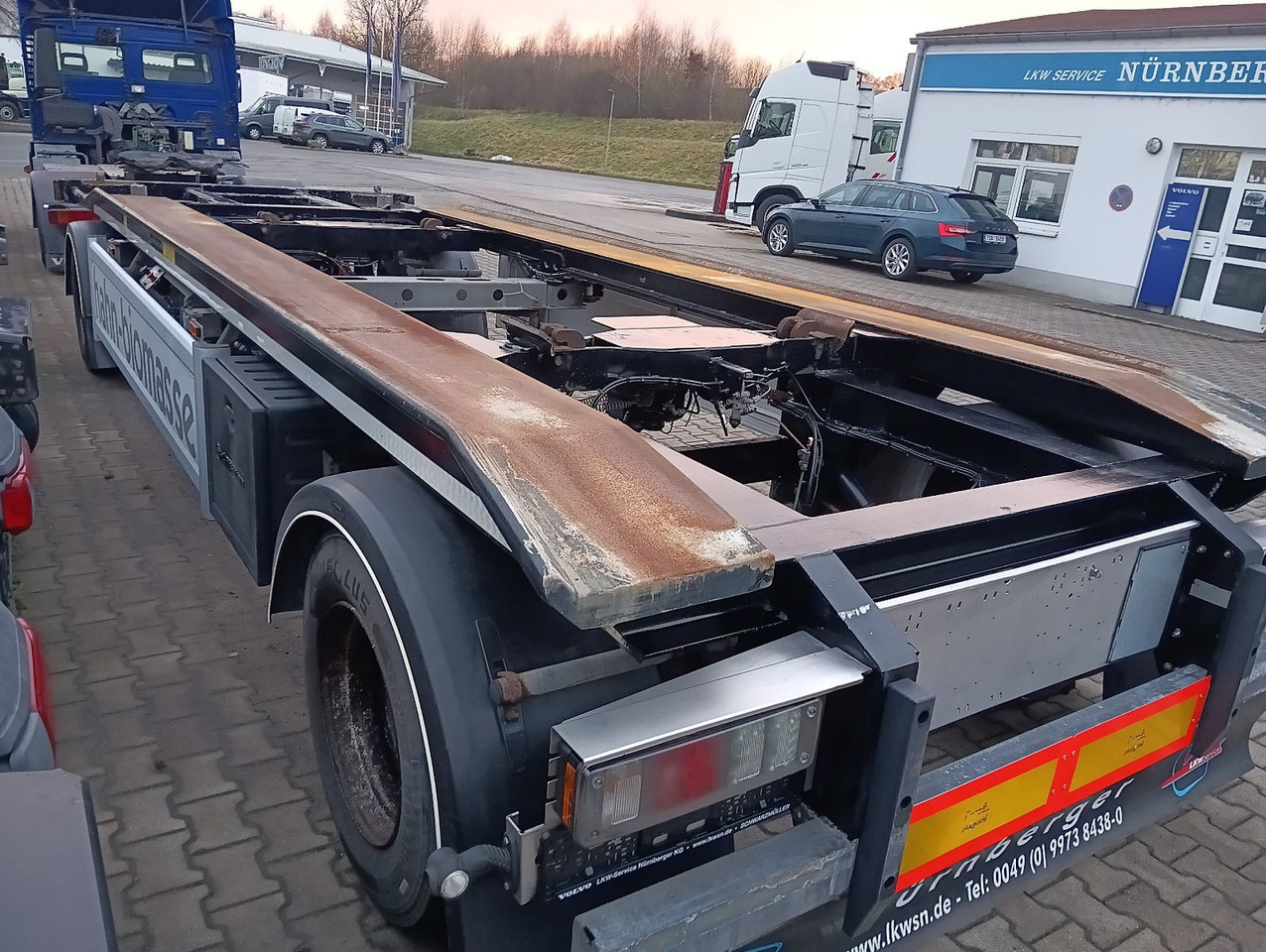 Abrollanhänger/ Absetzanhänger Hüffermann HAR1870 SAF lichtbogenverzinkt4xReifen,BremseNEU: das Bild 19 Abrollanhänger/ Absetzanhänger Hüffermann HAR1870 SAF lichtbogenverzinkt4xReifen,BremseNEU: das Bild 19