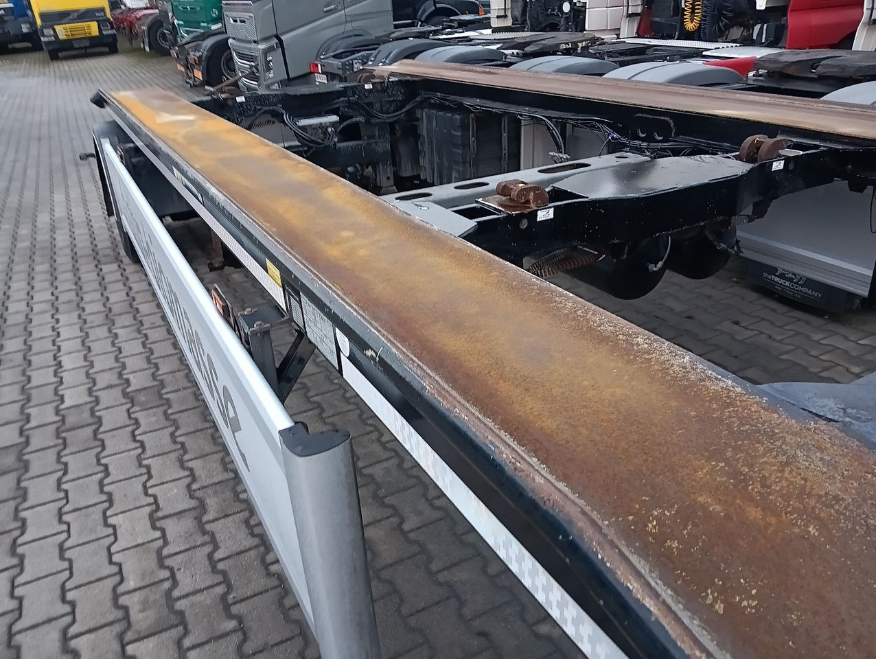 Abrollanhänger/ Absetzanhänger Hüffermann HAR1870 SAF lichtbogenverzinkt4xReifen,BremseNEU: das Bild 10 Abrollanhänger/ Absetzanhänger Hüffermann HAR1870 SAF lichtbogenverzinkt4xReifen,BremseNEU: das Bild 10