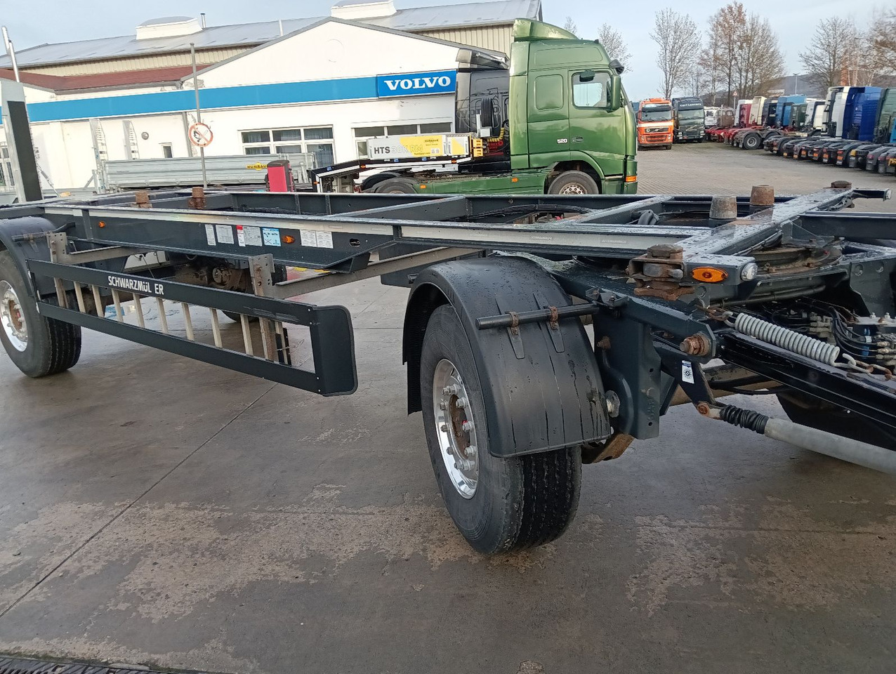 Container/ Wechselfahrgestell Anhänger Schwarzmüller 2-A BDF 1,22/1,32 ALCOA Alufelgen ADR 120tkm TÜV Schwarzmüller 2-A BDF 1,22/1,32 ALCOA Alufelgen ADR 120tkm TÜV: das Bild 10