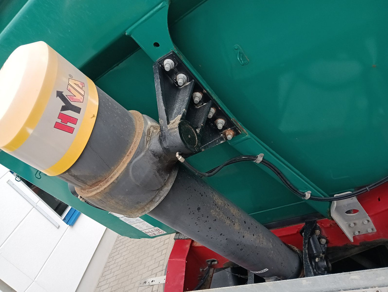 Kipper Auflieger Schwarzmüller 3-A Stahlulde HARDOX ALCOA 25m3 SAF Lift 6180kg: das Bild 14