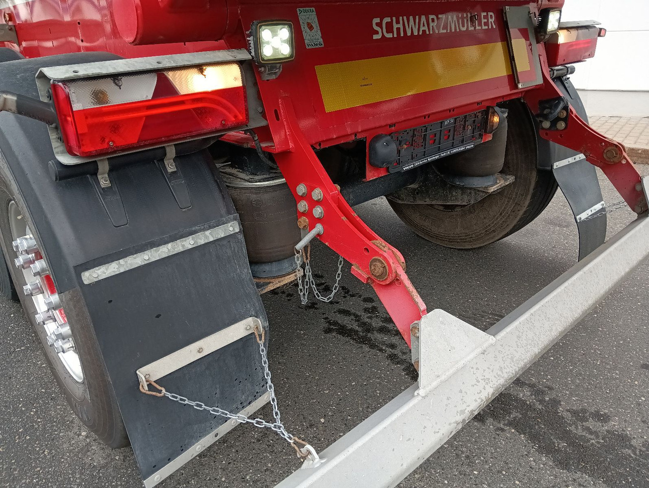 Kipper Auflieger Schwarzmüller 3-A Stahlulde HARDOX ALCOA 25m3 SAF Lift 6180kg: das Bild 10