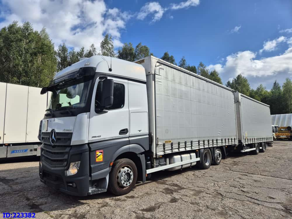 MERCEDES-BENZ Actros 2542 6x2 Euro6 + Wielton trailer - Plane LKW: das Bild 1 MERCEDES-BENZ Actros 2542 6x2 Euro6 + Wielton trailer - Plane LKW: das Bild 1