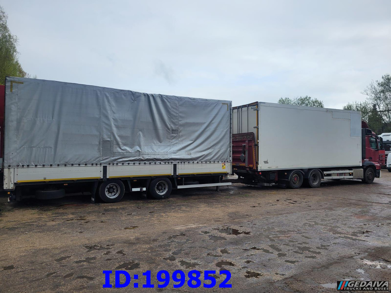 MERCEDES-BENZ Actros 2551 6x2 Euro5 + tilt trailer - Koffer LKW: das Bild 4 MERCEDES-BENZ Actros 2551 6x2 Euro5 + tilt trailer - Koffer LKW: das Bild 4