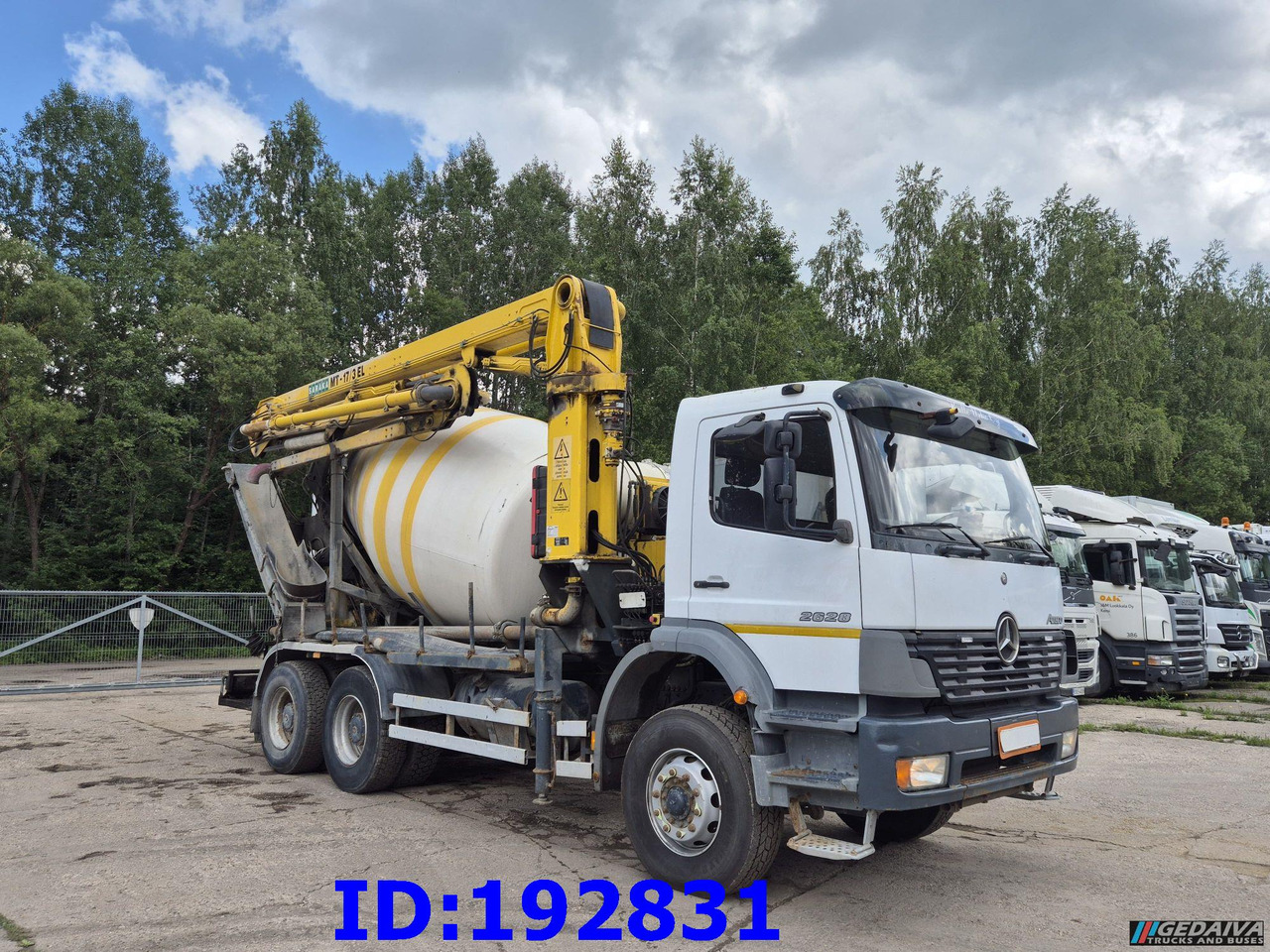 MERCEDES-BENZ Atego 2628 6x4 Schwing 17m 9m3 - Betonpumpe: das Bild 4 MERCEDES-BENZ Atego 2628 6x4 Schwing 17m 9m3 - Betonpumpe: das Bild 4