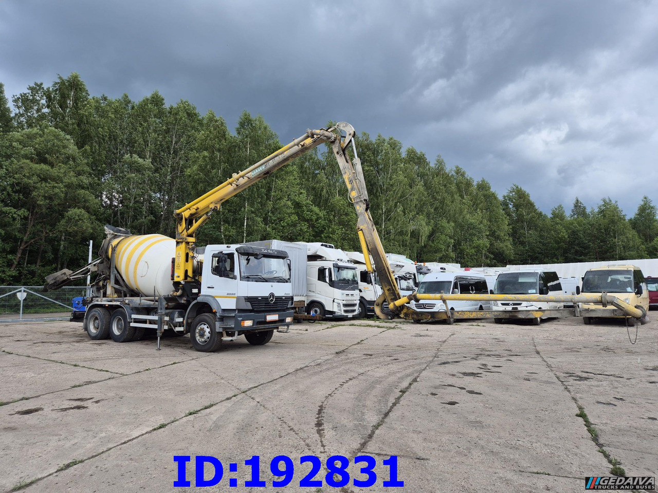 MERCEDES-BENZ Atego 2628 6x4 Schwing 17m 9m3 - Betonpumpe: das Bild 4 MERCEDES-BENZ Atego 2628 6x4 Schwing 17m 9m3 - Betonpumpe: das Bild 4