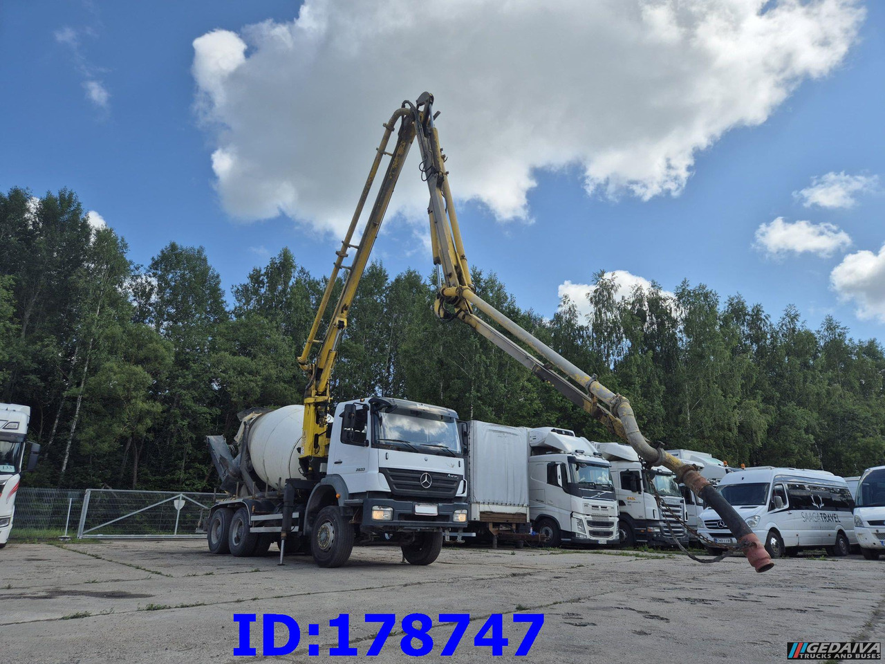 MERCEDES-BENZ Axor 2633 6x4 Schwing 750 - Betonpumpe: das Bild 4 MERCEDES-BENZ Axor 2633 6x4 Schwing 750 - Betonpumpe: das Bild 4