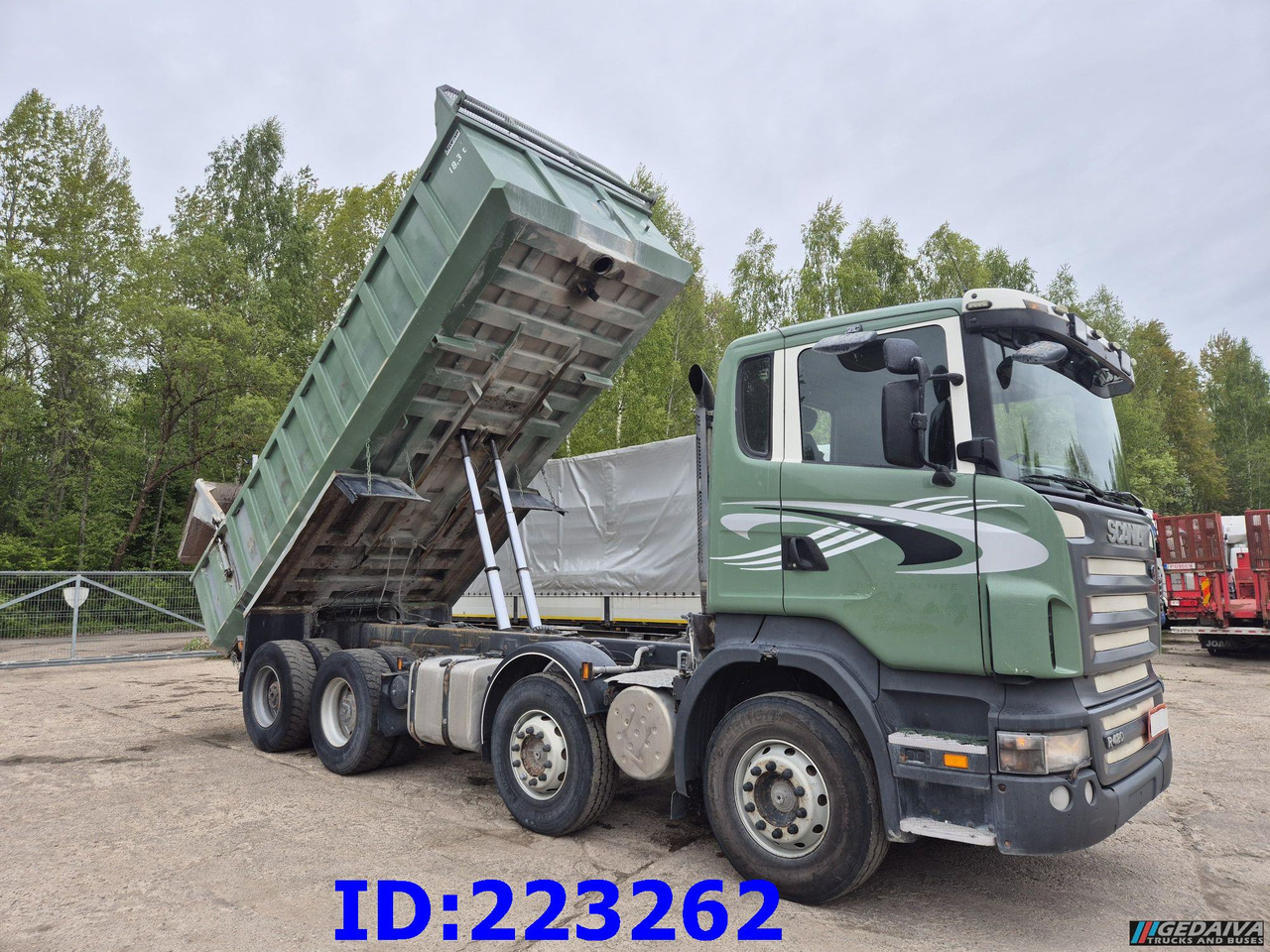 SCANIA R420 8X4 Steering axle - Big axle - Full steel - Kipper: das Bild 4 SCANIA R420 8X4 Steering axle - Big axle - Full steel - Kipper: das Bild 4