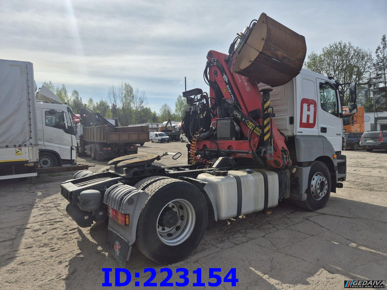 MERCEDES-BENZ Axor 1840 + Crane Epsilon Palfinger 0150Z - Sattelzugmaschine: das Bild 5 MERCEDES-BENZ Axor 1840 + Crane Epsilon Palfinger 0150Z - Sattelzugmaschine: das Bild 5