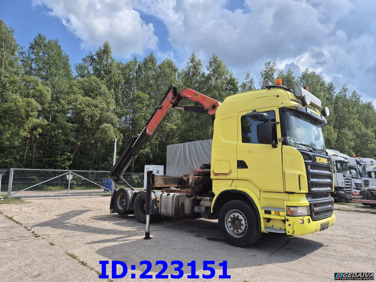 SCANIA R420 6x2 + Crane Palfinger PK23500 + Remote control - Sattelzugmaschine: das Bild 4 SCANIA R420 6x2 + Crane Palfinger PK23500 + Remote control - Sattelzugmaschine: das Bild 4