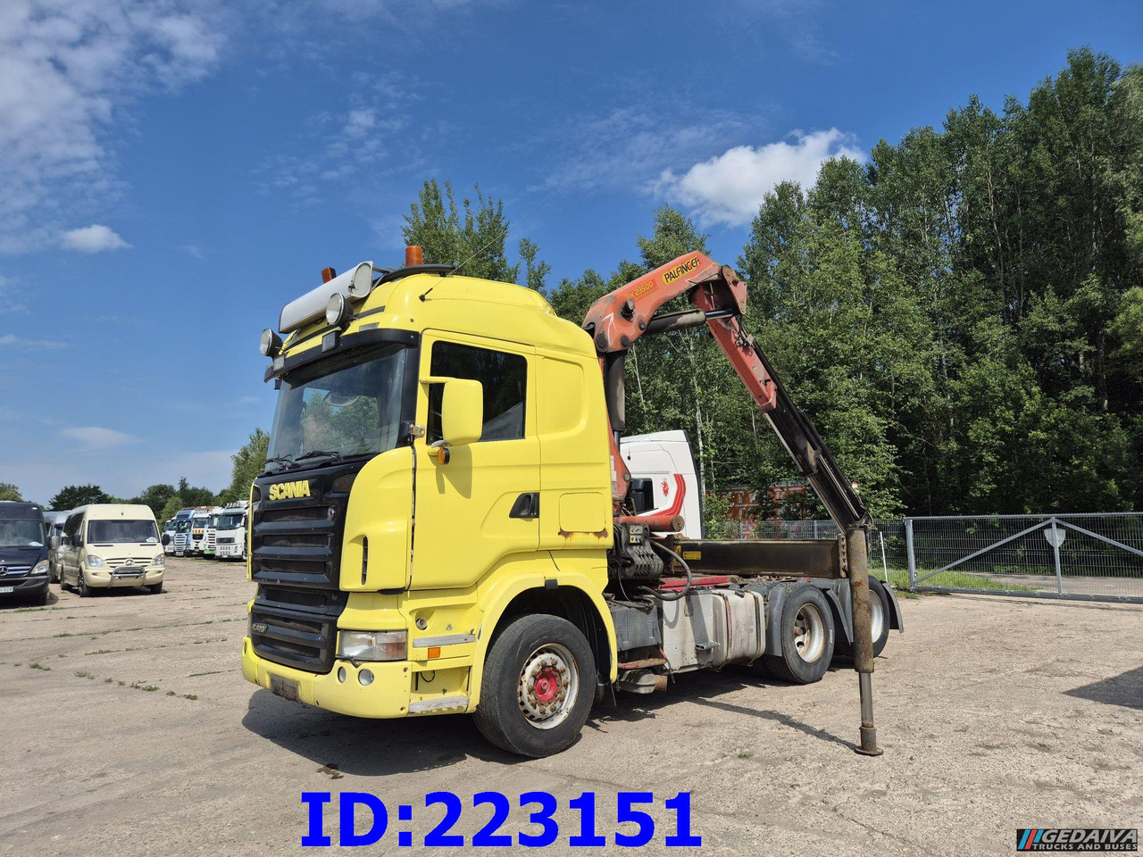 SCANIA R420 6x2 + Crane Palfinger PK23500 + Remote control - Sattelzugmaschine: das Bild 1 SCANIA R420 6x2 + Crane Palfinger PK23500 + Remote control - Sattelzugmaschine: das Bild 1