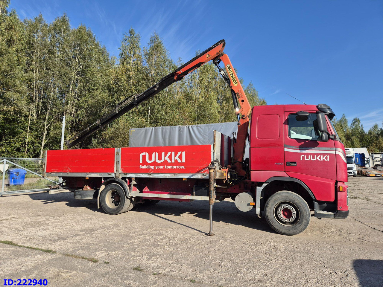 VOLVO FH12 420HP + Crane Palfinger PK9501 - Pritsche LKW: das Bild 4 VOLVO FH12 420HP + Crane Palfinger PK9501 - Pritsche LKW: das Bild 4