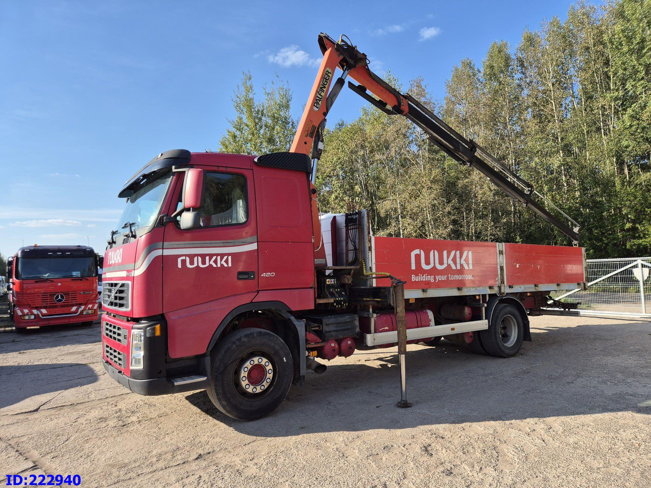 VOLVO FH12 420HP + Crane Palfinger PK9501 - Pritsche LKW: das Bild 1 VOLVO FH12 420HP + Crane Palfinger PK9501 - Pritsche LKW: das Bild 1
