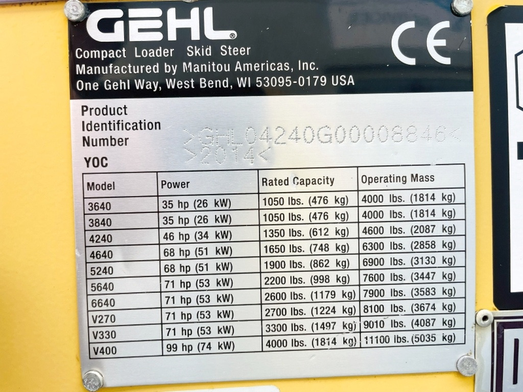 Gehl SL4240 (4035) - Kompaktlader: das Bild 3 Gehl SL4240 (4035) - Kompaktlader: das Bild 3