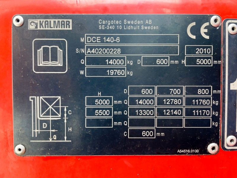 Kalmar DCE 140-6 (3770) - Containerstapler: das Bild 5 Kalmar DCE 140-6 (3770) - Containerstapler: das Bild 5