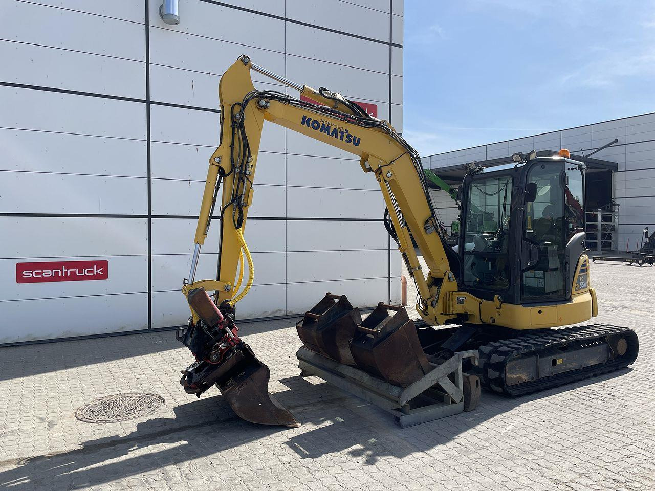Komatsu PC55MR-5 - Minibagger: das Bild 1 Komatsu PC55MR-5 - Minibagger: das Bild 1