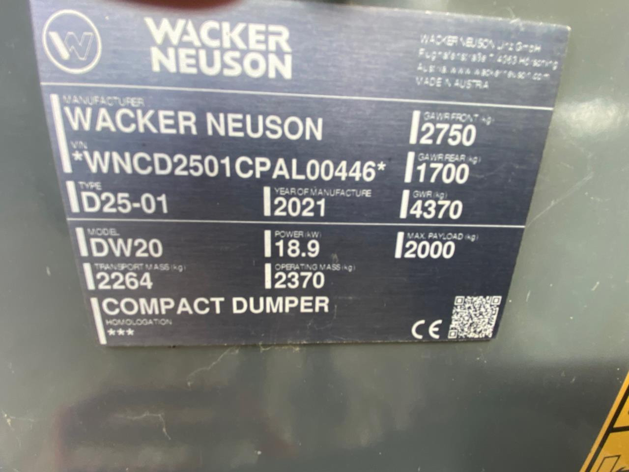 Wacker Neuson DW20 - Mini-Kipper: das Bild 5 Wacker Neuson DW20 - Mini-Kipper: das Bild 5