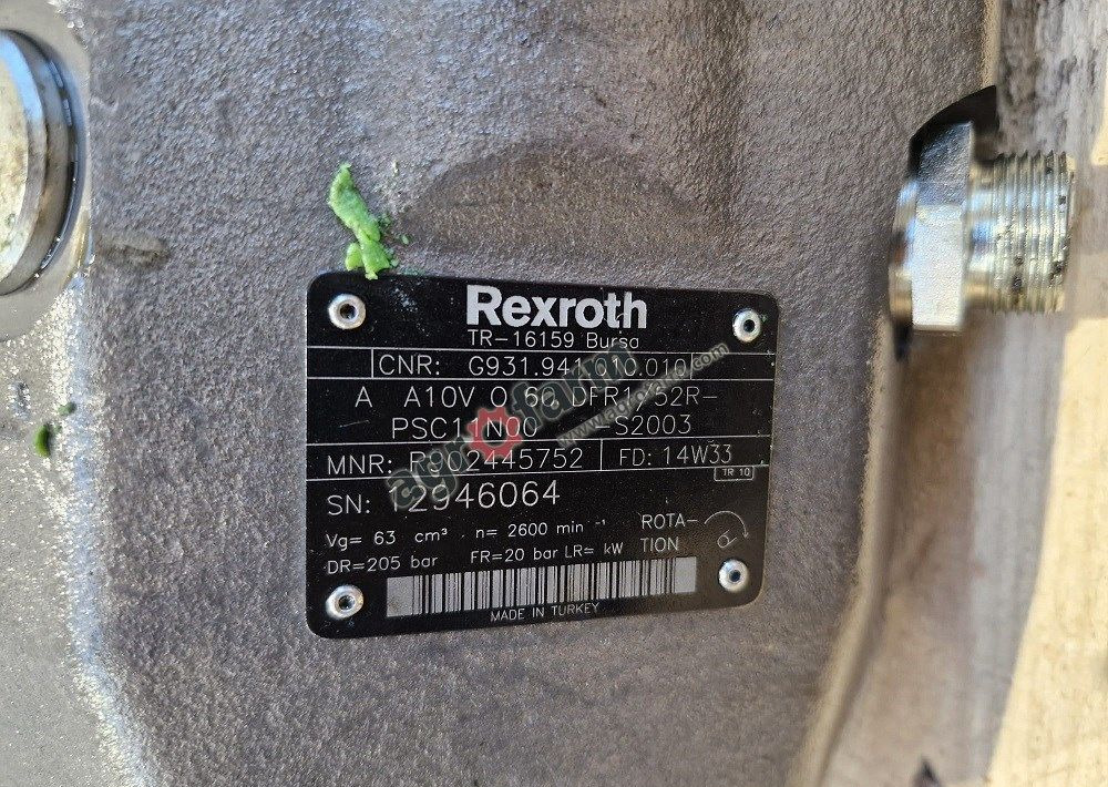 Pompa hydrauliczna Fendt 939, 930, 927, 822 - Hydraulik: das Bild 3 Pompa hydrauliczna Fendt 939, 930, 927, 822 - Hydraulik: das Bild 3