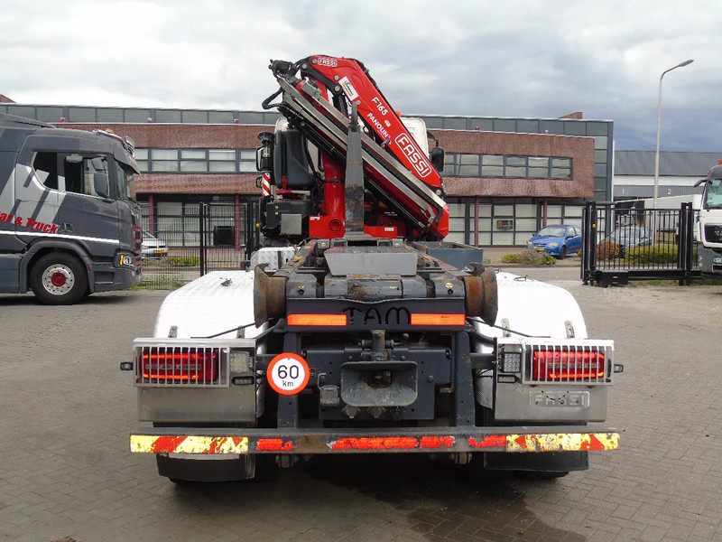 DAF CF 480 + 8X4 + FASSI 16T/M + 20T HOOK + REMOTE + PERFECT - Abrollkipper, Autokran: das Bild 5 DAF CF 480 + 8X4 + FASSI 16T/M + 20T HOOK + REMOTE + PERFECT - Abrollkipper, Autokran: das Bild 5