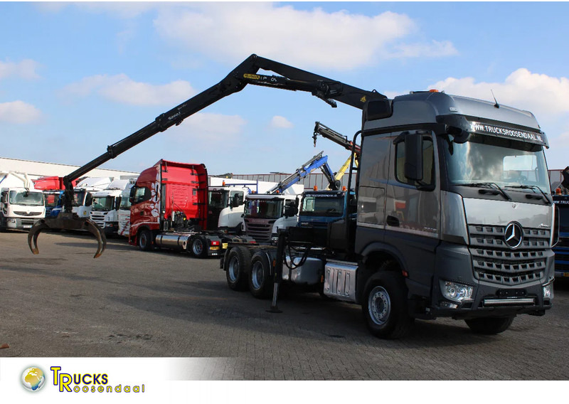 Mercedes-Benz Arocs 2858 + PALFINGER Z15 (2022) + 6X4 + FOREST/WOOD/METAL EDITION - Sattelzugmaschine: das Bild 1 Mercedes-Benz Arocs 2858 + PALFINGER Z15 (2022) + 6X4 + FOREST/WOOD/METAL EDITION - Sattelzugmaschine: das Bild 1