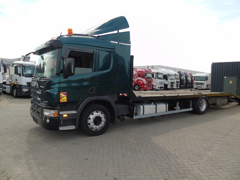 Scania P 270 + manual + hydrolic ramps + WINCH - Autotransporter LKW: das Bild 2 Scania P 270 + manual + hydrolic ramps + WINCH - Autotransporter LKW: das Bild 2