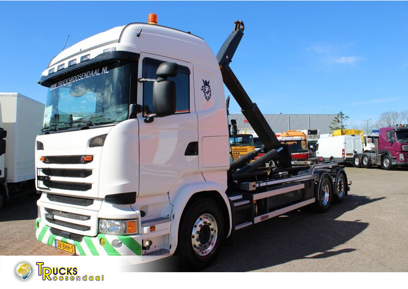 Scania R450 + Euro 6 + Hook system + 6x2 + Discounted from 58.950,- - Abrollkipper: das Bild 1 Scania R450 + Euro 6 + Hook system + 6x2 + Discounted from 58.950,- - Abrollkipper: das Bild 1
