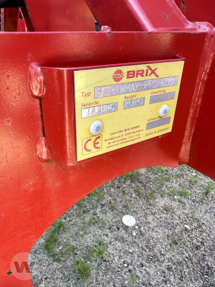 Brix Strawmax-Pro 600 - Wiesenstriegel: das Bild 2 Brix Strawmax-Pro 600 - Wiesenstriegel: das Bild 2