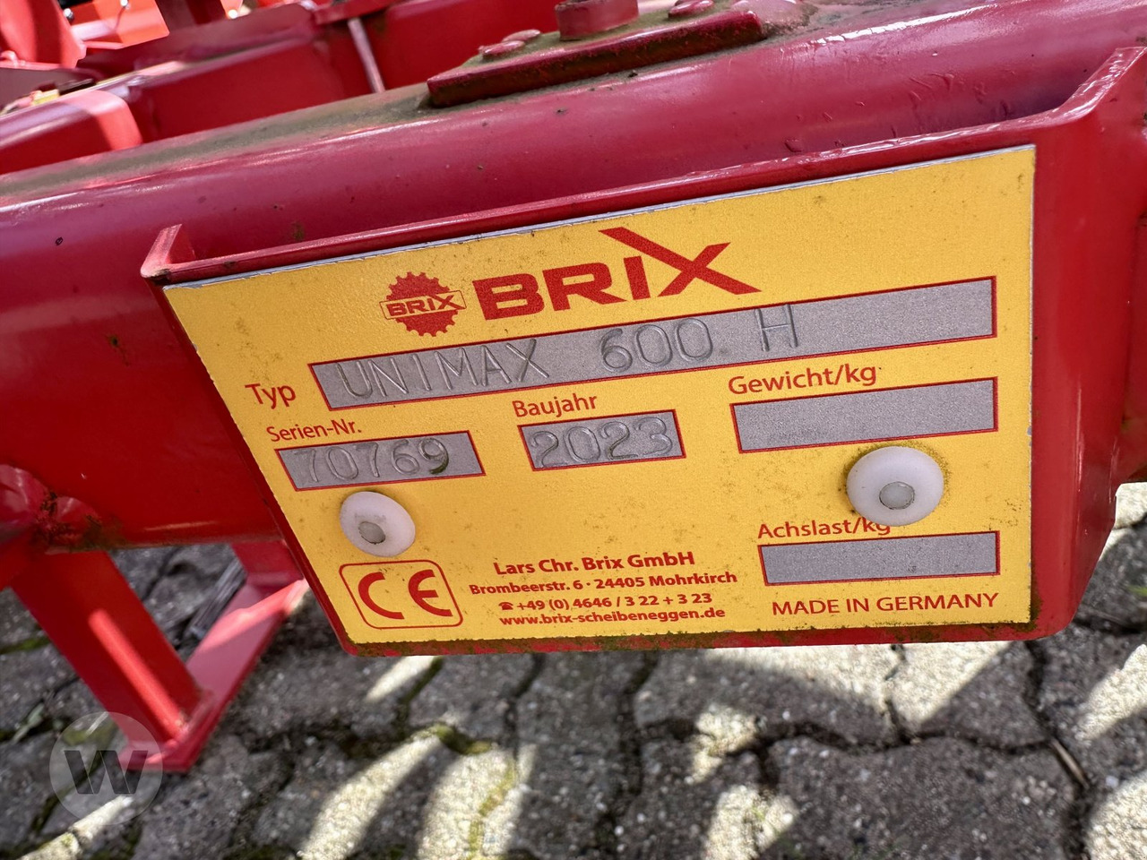 Brix UNIMAX 600 H - Grubber: das Bild 5 Brix UNIMAX 600 H - Grubber: das Bild 5