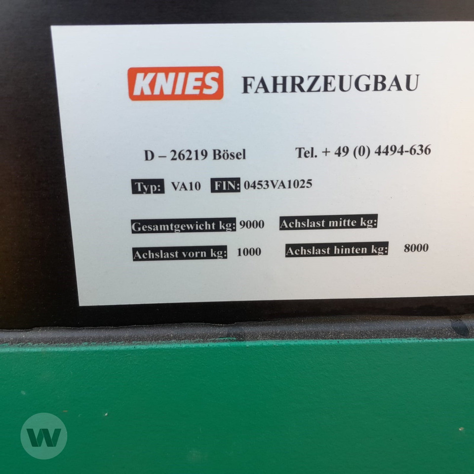 Knies VA 10 - Tiertransporter Anhänger: das Bild 3 Knies VA 10 - Tiertransporter Anhänger: das Bild 3