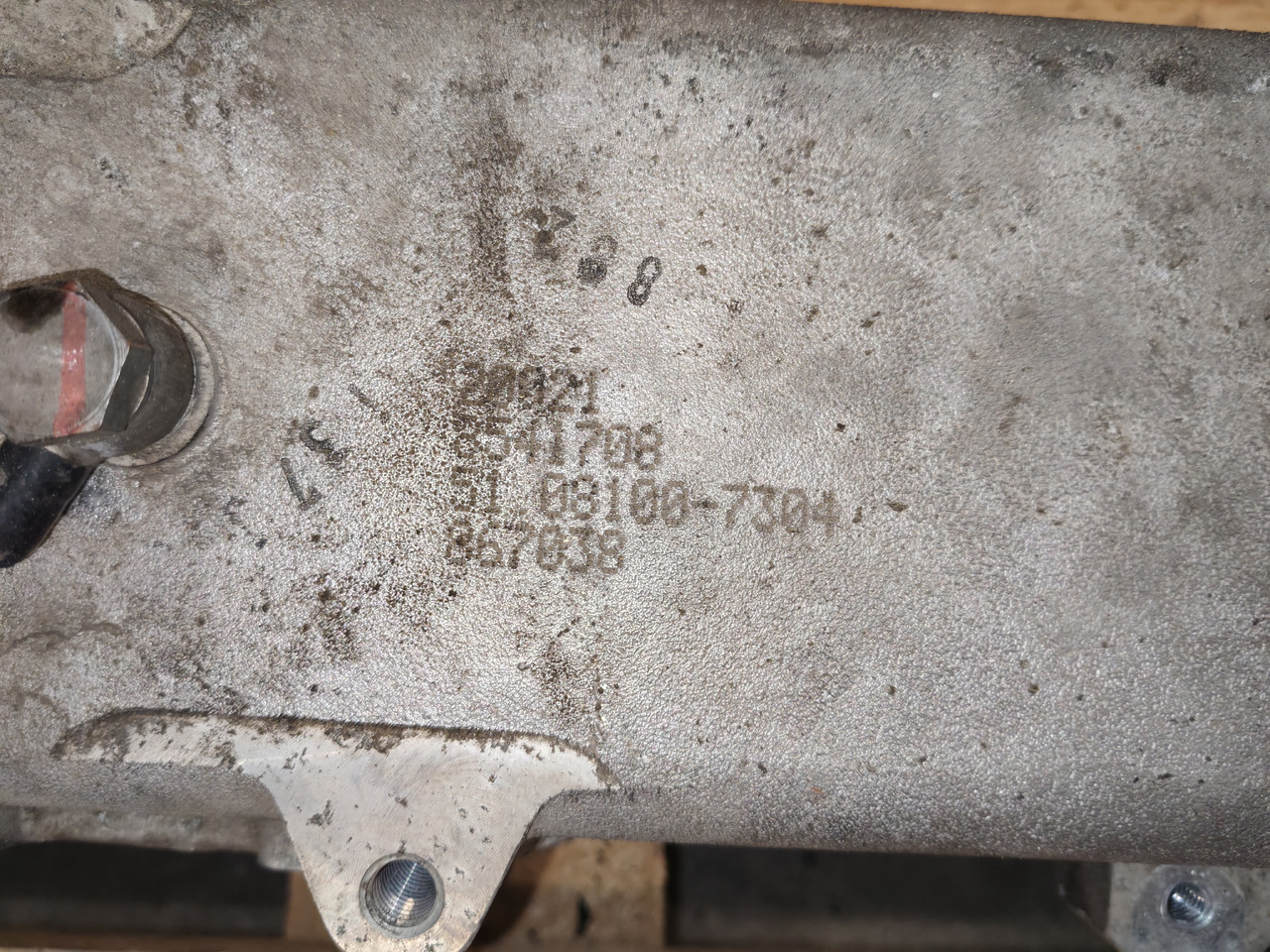 MAN TGS TGX EURO 6 / D2676 / EG RECILCULATION / 51081007304 - AGR-Kühler: das Bild 5 MAN TGS TGX EURO 6 / D2676 / EG RECILCULATION / 51081007304 - AGR-Kühler: das Bild 5