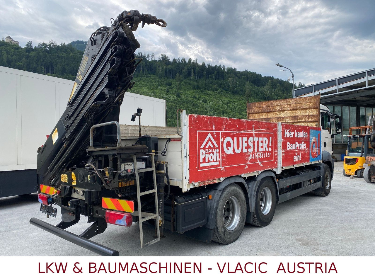 MAN TGS 26.400 6x4 mit Kran HIAB 166 - Pritsche LKW, Autokran: das Bild 3 MAN TGS 26.400 6x4 mit Kran HIAB 166 - Pritsche LKW, Autokran: das Bild 3