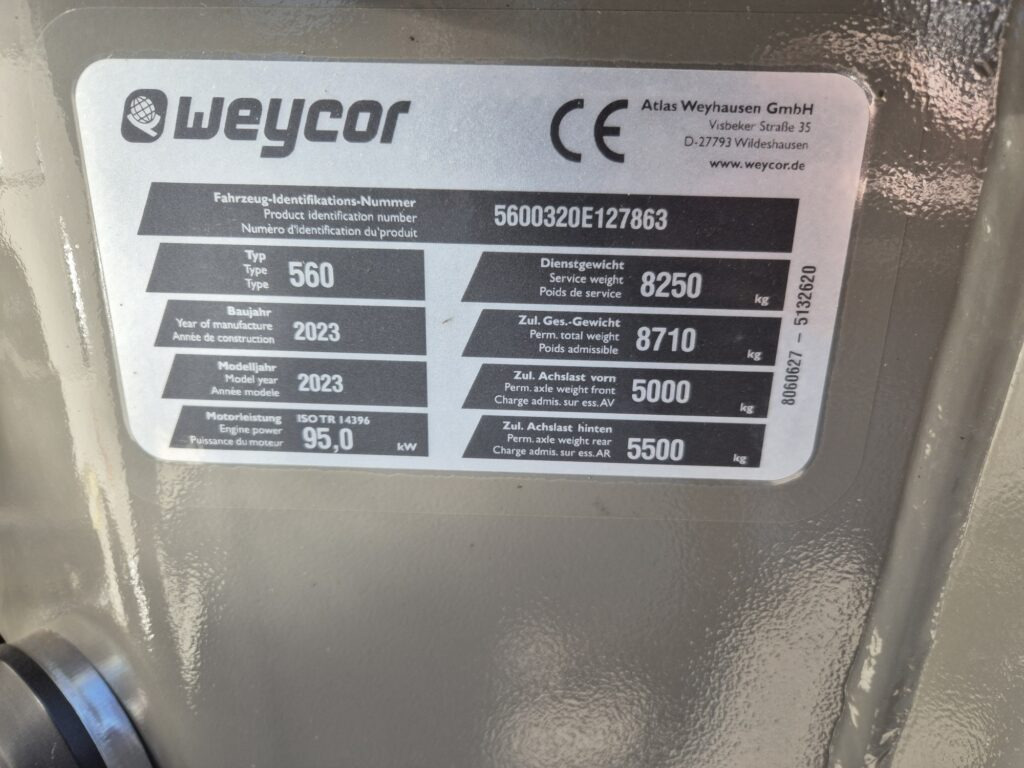 Radlader WEYCOR 560: das Bild 16