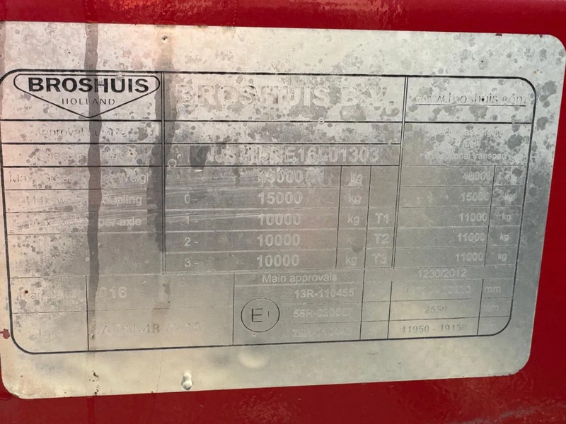 Broshuis 3 AOU 48 | FULL STEERING | RADIOGRAPH | EXTENDABLE 7200 MM - Pritschenauflieger/ Plattformauflieger: das Bild 4 Broshuis 3 AOU 48 | FULL STEERING | RADIOGRAPH | EXTENDABLE 7200 MM - Pritschenauflieger/ Plattformauflieger: das Bild 4