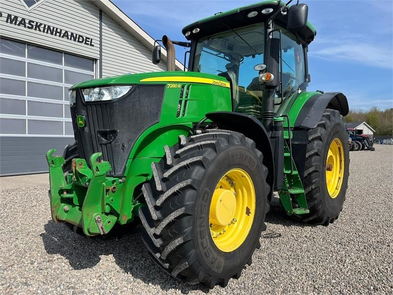 John Deere 7280R Næsten nye dæk, Autopower og frontlift - Traktor: das Bild 2 John Deere 7280R Næsten nye dæk, Autopower og frontlift - Traktor: das Bild 2