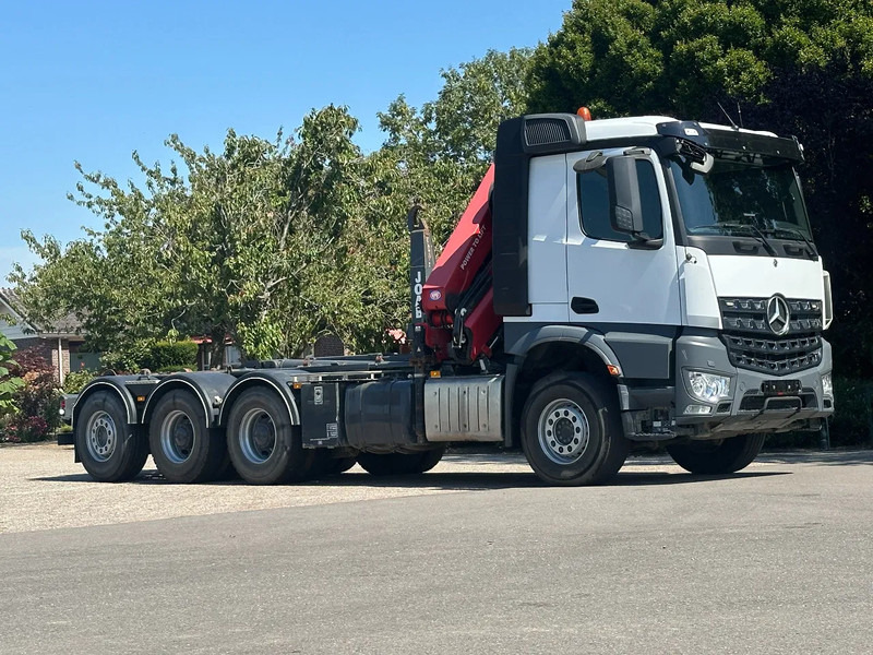 Mercedes-Benz Arocs 3251 8x4 TRIPLE!!28TM KRAAN/HAAK!!EURO6!!TOP! ZERO EMISSIE 2030!! - Abrollkipper, Autokran: das Bild 4 Mercedes-Benz Arocs 3251 8x4 TRIPLE!!28TM KRAAN/HAAK!!EURO6!!TOP! ZERO EMISSIE 2030!! - Abrollkipper, Autokran: das Bild 4