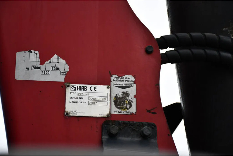Sattelzugmaschine MAN TGA 26.480 6x4 TRUCK/TRACTOR! CRANE/KRAN/GRUE HIAB 22TM!!: das Bild 17