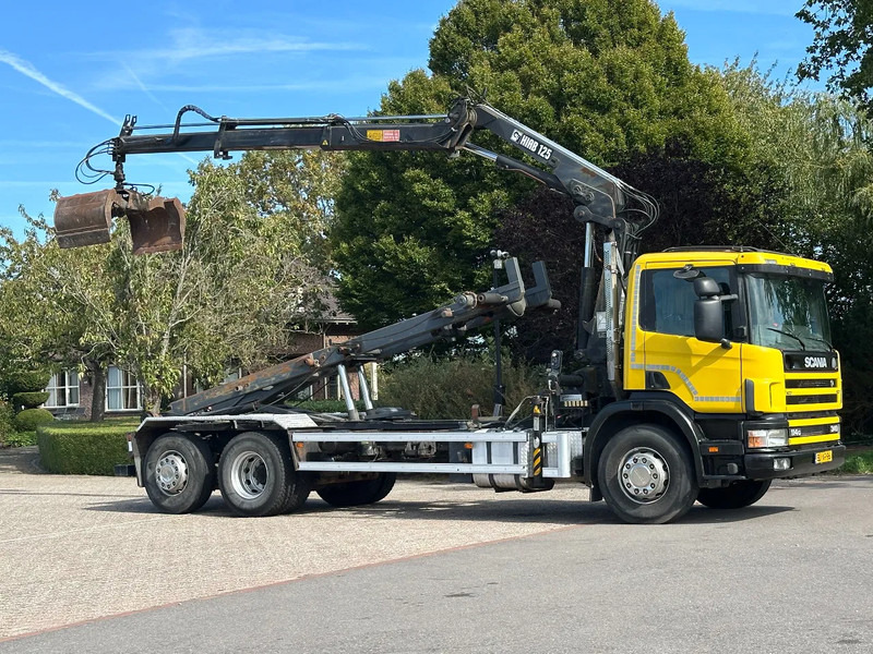 Scania R114-340 6x2 !!KRAAN/CONTAINER/KABEL!!MANUELL!! - Seil Abrollkipper, Autokran: das Bild 3 Scania R114-340 6x2 !!KRAAN/CONTAINER/KABEL!!MANUELL!! - Seil Abrollkipper, Autokran: das Bild 3