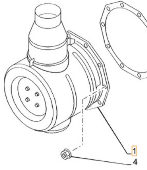 Case 51588952 - Fahrzeugkatalysator für Baumaschine: das Bild 1 Case 51588952 - Fahrzeugkatalysator für Baumaschine: das Bild 1
