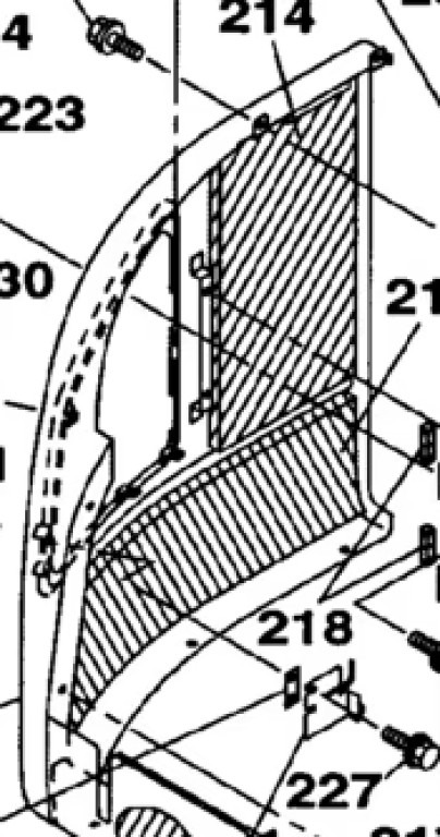 Case KRN3040Y2 - KRN2658Y2 - Tür und Teile für Baumaschine: das Bild 1 Case KRN3040Y2 - KRN2658Y2 - Tür und Teile für Baumaschine: das Bild 1