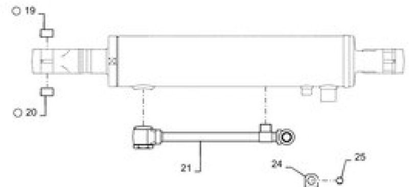 Case PW01V00073F1 - Hydraulikzylinder für Landmaschine: das Bild 1 Case PW01V00073F1 - Hydraulikzylinder für Landmaschine: das Bild 1