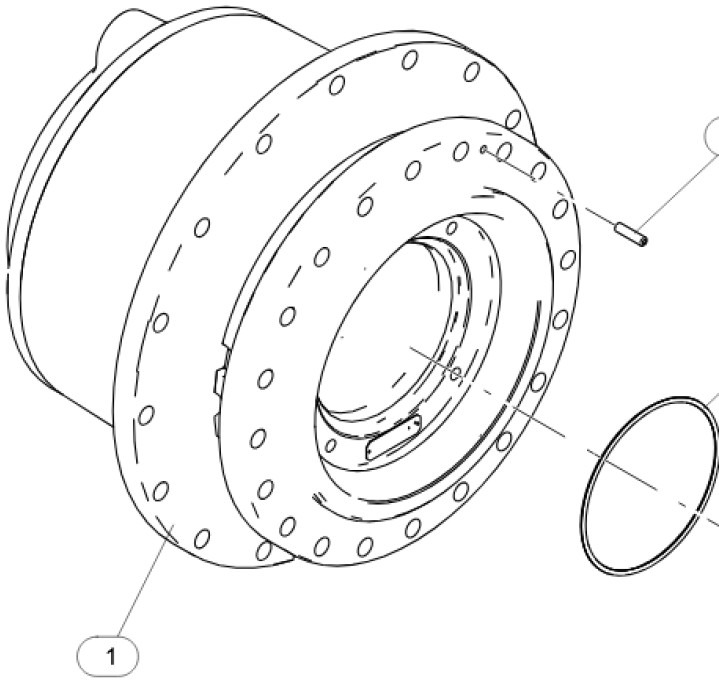 Caterpillar 5842563 - 5714032 - Fahrantrieb für Baumaschine: das Bild 1 Caterpillar 5842563 - 5714032 - Fahrantrieb für Baumaschine: das Bild 1