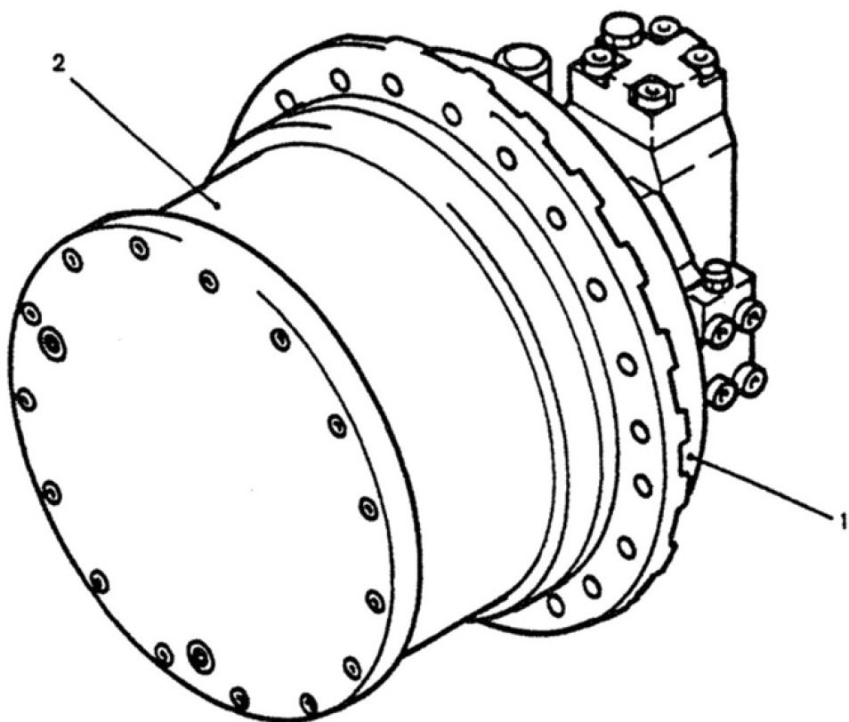 Kobelco YN53D00001F2 - YN15V00003F2 - Fahrantrieb für Baumaschine: das Bild 1 Kobelco YN53D00001F2 - YN15V00003F2 - Fahrantrieb für Baumaschine: das Bild 1