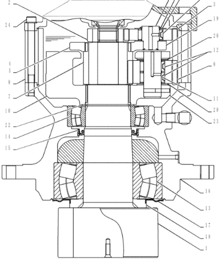 New Holland Kobelco LS32W00016F1 - Schwenkmotor für Landmaschine: das Bild 1 New Holland Kobelco LS32W00016F1 - Schwenkmotor für Landmaschine: das Bild 1