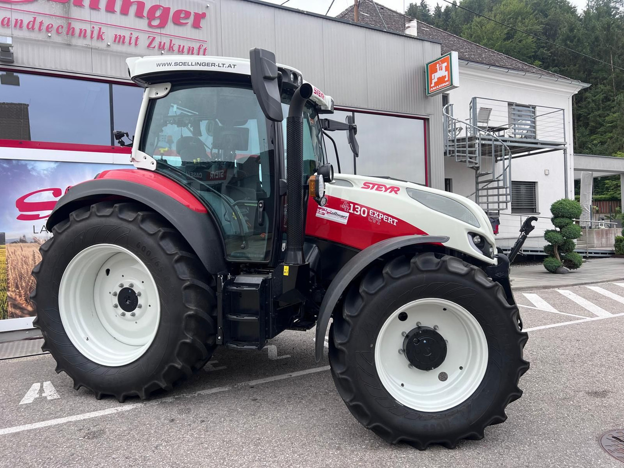 Steyr 4130 Expert CVT - Traktor: das Bild 4 Steyr 4130 Expert CVT - Traktor: das Bild 4
