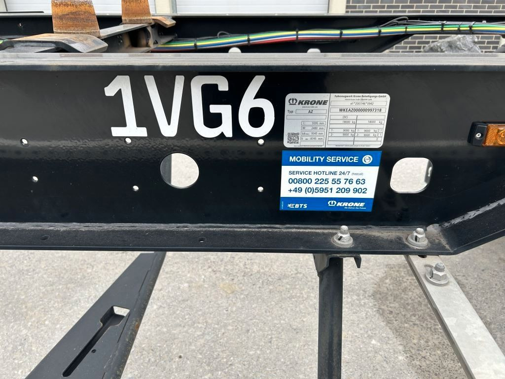 Krone 2 Achswechselfahrgestell, Typ: AZW 18 eL3B9 - Container/ Wechselfahrgestell Anhänger: das Bild 3 Krone 2 Achswechselfahrgestell, Typ: AZW 18 eL3B9 - Container/ Wechselfahrgestell Anhänger: das Bild 3