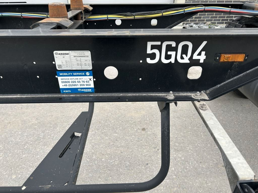 Krone 2 Achswechselfahrgestell, Typ: AZW 18 eL3B9 - Container/ Wechselfahrgestell Anhänger: das Bild 2 Krone 2 Achswechselfahrgestell, Typ: AZW 18 eL3B9 - Container/ Wechselfahrgestell Anhänger: das Bild 2