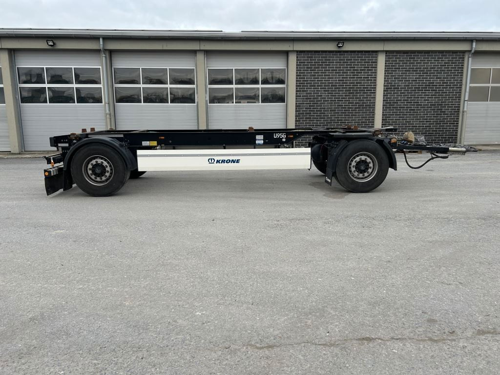 Krone 2 Achswechselfahrgestell, Typ: MAXI AZW 18 eL3B7 - Container/ Wechselfahrgestell Anhänger: das Bild 1 Krone 2 Achswechselfahrgestell, Typ: MAXI AZW 18 eL3B7 - Container/ Wechselfahrgestell Anhänger: das Bild 1