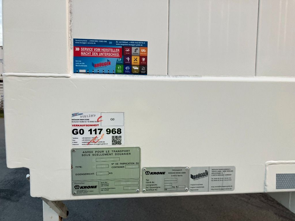 Kofferaufbau Krone Wechselbrücke Koffer: das Bild 7 Kofferaufbau Krone Wechselbrücke Koffer: das Bild 7