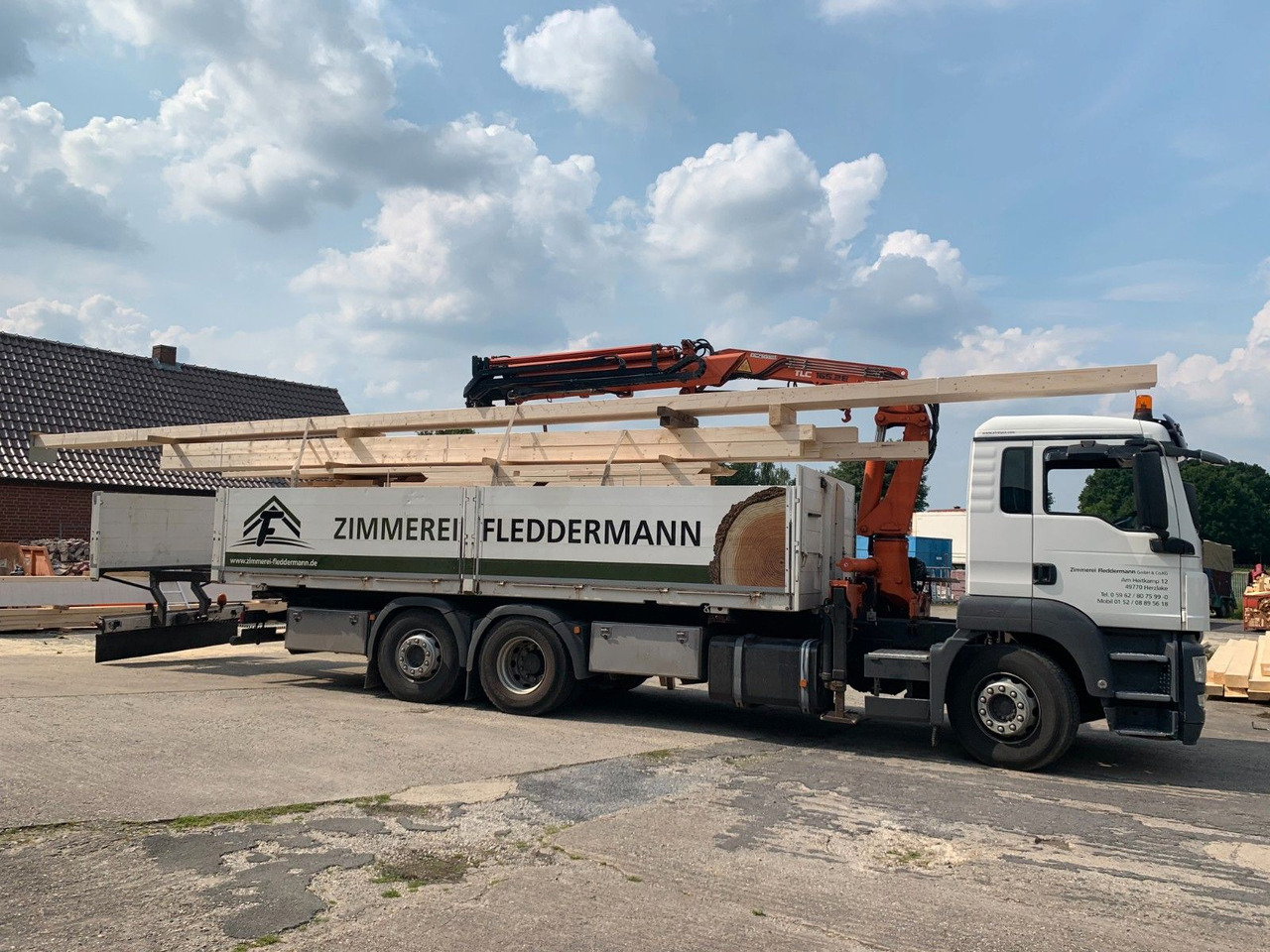 MAN TGS26400-6x2 LL/ TEREX 165 - EA3 - Pritsche LKW, Autokran: das Bild 1 MAN TGS26400-6x2 LL/ TEREX 165 - EA3 - Pritsche LKW, Autokran: das Bild 1