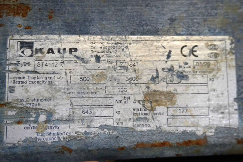 KAUP 3T411ZA, Breite 1330 mm - Gabel: das Bild 5 KAUP 3T411ZA, Breite 1330 mm - Gabel: das Bild 5